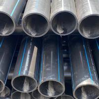 Tuyau PE100 HDPE pour l'alimentation en eau, 160-600 mm, tuyau en polyéthylène haute pression, tuyau principal d'eau de grand diamètre