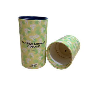 Tube cylindrique en carton biodégradable personnalisé en kraft naturel pour bougies, avec lamination mate, gaufrage et doublure en éponge – Vente en gros - Product Image 6
