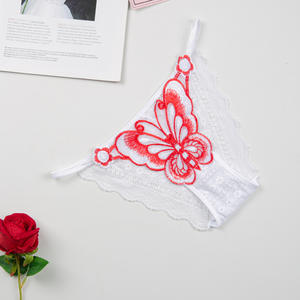 Intimo Femminile Ricorda il Marchio KeyWord, Slip Sexy a Vita Media con Bordi in Pizzo Ricamato, Traspirante - Product Image 6