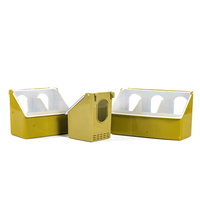 Mangeoire à pigeons de haute qualité à 3 trous, mangeoire suspendue en plastique durable pour cailles, accessoires pour poulailler, kits d'accessoires pour ferme avicole