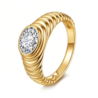 Bague en argent sterling 925 personnalisée avec moissanite ovale 6*8mm, motif échelle nuage, vente en gros, bijoux fins pour femmes, directement de l'usine
