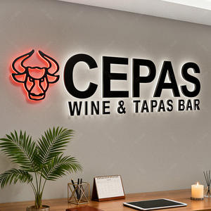 Letrero LC, fábrica al por mayor, señalización LED personalizada, letras de Metal 3D para logotipo de marca de empresa, tienda al aire libre, letreros de recepción de salón - Product Image 3