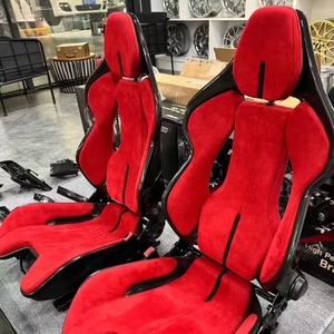 เบาะรถแข่งปรับระดับได้สำหรับรถยนต์หรูรุ่น 458 488 812 SF90 296GTB น้ำหนักเบา ใช้ได้กับรถแข่งทั่วไป - Product Image 1