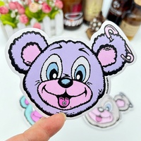 Vente chaude Étanche 3d Dessin Animé Impression Logo Autocollants Stickers Anime Mignon Découpé Vinyle Autocollants Personnalisés pour Ordinateur Portable Décoration
