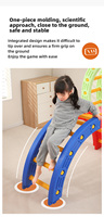 Tabla de Equilibrio de Plástico para Niños, Juguete Educativo de Interior, Equipo de Entrenamiento de Integración Sensorial Física, Colores Populares