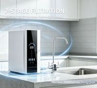 Système de filtration intelligent à 7 étapes pour purificateur d'eau RO OEM ODM avancé 100-600GPD avec détection TDS et écran tactile