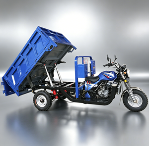 Motocicleta/Triciclo de <span class=keywords><strong>3</strong></span> <span class=keywords><strong>Ruedas</strong></span> MingLong con Caja de Carga Motorizada de Apertura Hidráulica, Modelo ZX-6 con Motor de Gasolina >250cc - Product Image 1