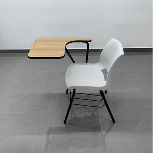 Student Desk And Chair With <b>Net</b> Basket Wood Top Metal Frame School Furniture Minimalist Design Durable For Classroom Use - Product Image 2