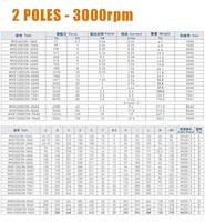 MVE Série 220v Monophasé Brushless Petit Mini Externe Double Vibration Moteur Électrique Pour Bloc Machine