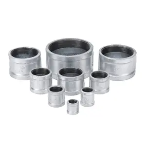 Coupling pipe fitting GI malleable iron pipe fitting malleable cast iron socket