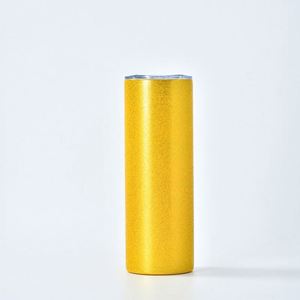 Vaso de 20 oz con purpurina brillante para sublimación, en stock en almacén de EE. UU., al por mayor, con tapa deslizante y pajita - Product Image 4