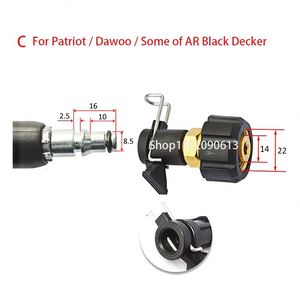 Conector Adaptador de Salida para Hidrolavadora AR Black Decker Patriot Dawoo Nilfisk <span class=keywords><strong>STIHL</strong></span>, Herramientas de Limpieza de Autos - Product Image 6