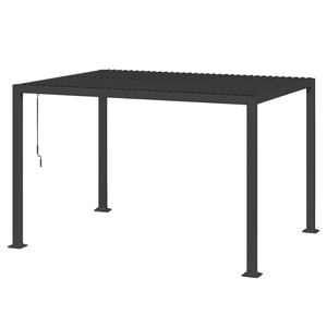 <strong>Small</strong> MOQ Modern Patio <strong>Pergola</strong> 10x13 Ft. Adjustable Louvered Aluminum Manual <strong>Pergola</strong> With Movable Louvers for Outdoor Villa - Product Image 2