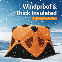 Tente d'hiver portable pop-up pour l'extérieur, tente chaude et épaisse pour l'automne et l'hiver, vente chaude