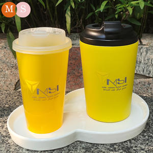 Fabrieksgemaakte grappige sapbekers, wegwerp transparante bekers, op maat gemaakte bubble tea bekers, ondersteunt aangepaste logo-druk, <span class=keywords><strong>plastic</strong></span> drinkbekers met logo - Product Image 2