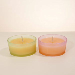 Portavelas de Vidrio al por Mayor, de Gran Capacidad, Color Ámbar Rosa, Ecológicos, Resistentes al Calor, para el Día de San Valentín - Product Image 1