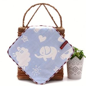 Pañuelo de Bebé, Toalla de Gasa de 6 Capas, Toalla de Saliva Suave 100% Algodón, Paños de Regurgitación para Bebés Recién Nacidos, 25*25 cm - Product Image 5