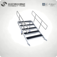 Einfache Installation Aluminium Hochzeits dekorationen Ausrüstung tragbare zusammen klappbare Bühnen treppe