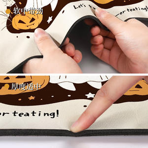 Alfombra de dibujos animados de Halloween, rectangular, absorbente, de cuero, antideslizante, para interiores, baño, dormitorio, de secado rápido - Product Image 5