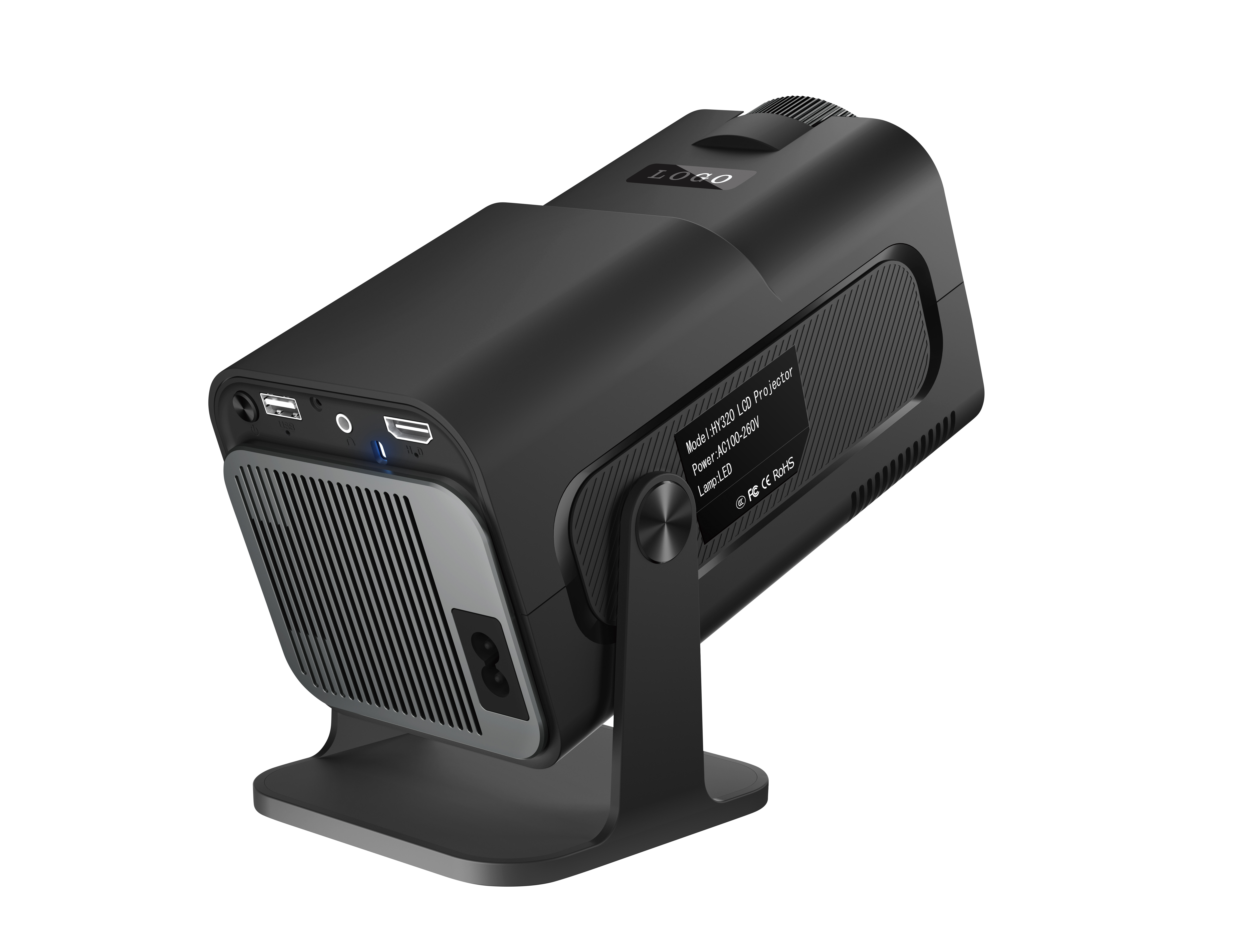 HY 320 Home Theater 4K Android 11 Mini Projector New Style Ultra