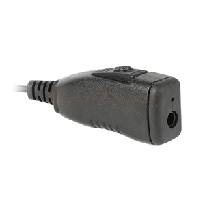 Mikrofon Radio Dua Arah Berkabel dengan Jack Audio 3.5mm Lepas Cepat Terbuat dari Plastik Tahan Lama