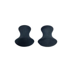 Natural Black Bian Stone Mushroom <b>Massager</b> Gua Sha Scraping Tool for Acupressure Meridian Muscle Relaxation - Product Image 1