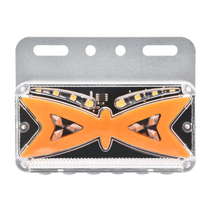 Chevy Colorado phía trước phía sau dẫn bên đánh dấu đèn giải phóng mặt bằng chỉ số đèn OEM 24V COB Led Đuôi đèn hổ phách PC + nhôm nhà ở - Product Image 1