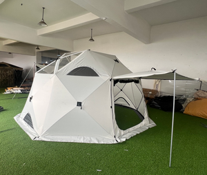 High Quality Foldable Waterproof Oxford Luxury Family Camping Dome <b>Tent</b> Automatic Outdoor Camping <b>Tent</b> - Product Image 4