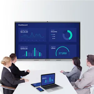 会议智能板交互式电子白板55 65 75 86 98 110英寸大屏幕平板视频会议