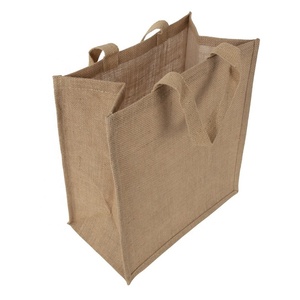 Grand sac de plage personnalisé en toile et jute noir blanc beige sac fourre-tout personnalisé en toile épaisse et coton avec poignée en corde - Product Image 2