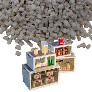 Masterbatch à haute fluidité pour grandes caisses de stockage moulées par injection, rapport de dilution 50:1 - Product Image 1