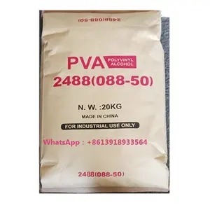 PVOH פוליוויניל אלכוהול PVA 2488 1788 תעשייתי pva עבור דבק בד דבק PVA