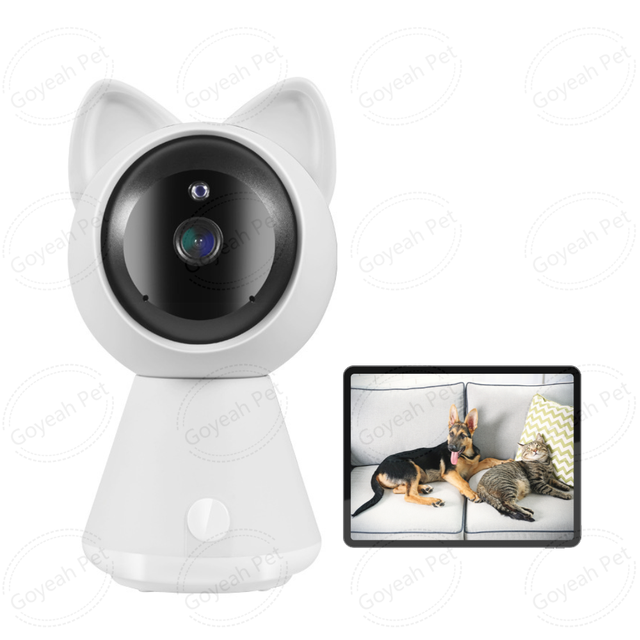 HD 1080P Smart Pet Monitoring Camera 360 Degree Home Security Camera for Dogs Cats