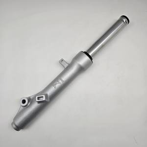 โช้คหน้าแบบปรับระดับได้มาตรฐาน OEM สีเงิน สำหรับรถมอเตอร์ไซค์ซูซูกิ UZ รุ่นใหม่ พร้อมกระจกมองข้าง - Product Image 3