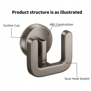 Crochets de salle de bain pliables à fixation murale simple en acier inoxydable de style moderne, fabriqués directement par YITE, gain de place - Product Image 3