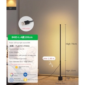 Lampe sur pied moderne à image personnalisée avec éclairage à LED en acier inoxydable et corps en cristal pour hôtel - Product Image 5
