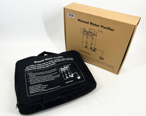 تنقية المياه في الهواء الطلق المحمولة اليد فلتر الضغط مقاتل الحرب البرية التخييم مركبة البقاء على قيد الحياة مياه الشرب الترشيح - Product Image 3