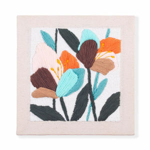 Kit de broderie Punch Needle créatif pour la pleine conscience, ensemble de broderie artistique DIY avec cadre <span class=keywords><strong>en</strong></span> <span class=keywords><strong>bois</strong></span> et outils, pour débutants - Product Image 6