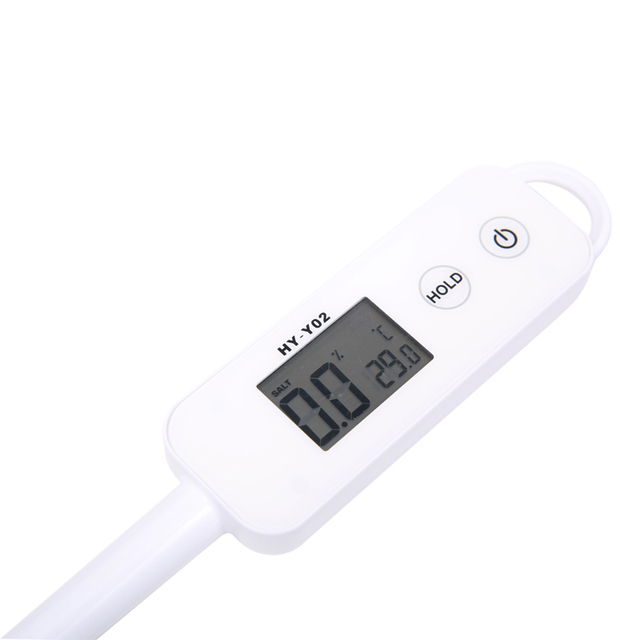 Digital Salimeter Portable Salinometer Food Freshwater Aquarium Salinity Meter Tester Water Quality Analyzer