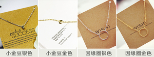 Colliers et <span class=keywords><strong>pendentifs</strong></span> ronds en argent et <span class=keywords><strong>or</strong></span> pour femmes, nouveaux arrivages directement de l'usine, bijoux tendance - Product Image 4