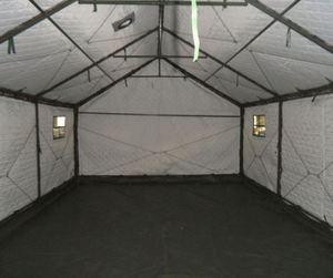 Chenya Custom <b>Frame</b> Africa Canopy Tent <b>Canvas</b> One Bedroom Four-Season Double Layers Camouflage Outdoor Waterproof 10 Persons - Product Image 4