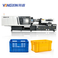 Yangxin Horizontale 750 Ton Industriële Servo Hydraulische Hoge-snelheid Elektrische Spuitgietmachine voor Plastic Fruitkratten