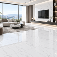 Carreaux de salle de bain 600x600mm en porcelaine émaillée, carrelage mural moderne en céramique effet marbre, carreaux vitrifiés pour cuisine, salon et maison