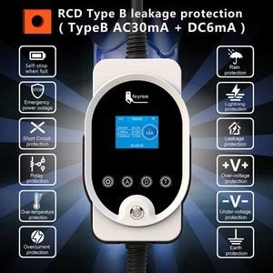 Estación de Carga Portátil de Pared para Vehículos Eléctricos de 16A, con WiFi Inteligente y Aplicación, Salida de 22KW, Protección Tipo B, Garantía de 24 Meses - Product Image 4