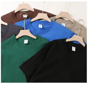 LMT2137 공장 공급 도매 맞춤형 220gsm 100% 면 티셔츠 무지 남성 티셔츠 - Product Image 6