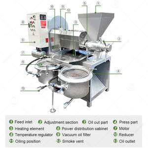 Machine d'extraction d'huile de cuisson par pressage, graisse animale, graines de figue de barbarie, son de riz en Afrique du Sud - Product Image 3