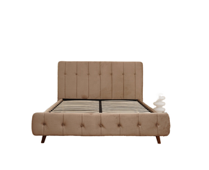 Letto Moderno Imbottito Queen Size con Struttura in Legno e Contenitore, Set Camera da Letto - Product Image 2