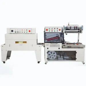 DQL5545S & DSD4520 Automatic 2 In 1 Egg Tray Book Box L type Sealer Shrink Wrapping Packaging Machine