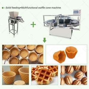 Machine à gaufres commerciale industrielle pour Stroopwafels, machine à gaufres en forme d'ours, machine à mini gaufres enroulées Stroop - Product Image 5