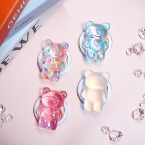 Magnetic 3D Gummy Bear Style <strong>Expandable</strong> Collapsible Mobile Phone Grip Stand <strong>Holder</strong> for Smartphone Tablet Cell Phone Accessory - Product Image 6